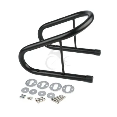 6.5  Black Motorcycle Wheel Chock Kit Scooter Bike Stand Trailer Truck Mount Kit • $27.80