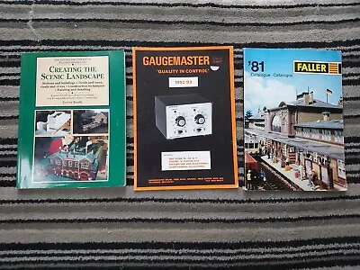 Old 1981 Faller Catalogue & Gaugemaster & Model Railway Bool • £10