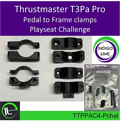 Playseat Challenge Thrustmaster T3Pa Pro Pedal To Frame Clamps • £24.99