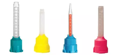 MIXPAC T-MIXER Waste-Saver Dental Mixing Tip (Teal Yellow Pink Blue/Orange) • $24.95