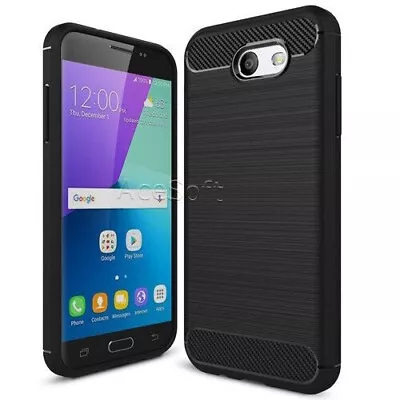 Shockproof Carbon Fiber Soft TPU For T-Mobile Samsung Galaxy J3 Prime J327T USA • $12.26