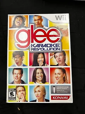 NEW Glee Karaoke Revolution Nintendo Wii Game And Microphone SEALED • $21.59