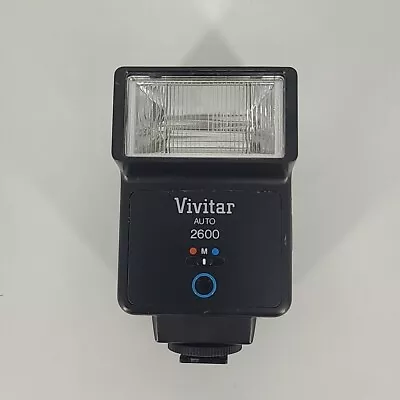 Vintage Vivitar Auto Thyristor 2600  Shoe Mount Camera Flash. Tested And Working • $14.99