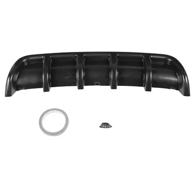 Black Universal Car Rear Bumper Fin Spoiler Diffuser(Black) • $147.77