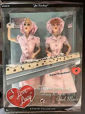 Barbie Pink Label Lucy & Ethel Dolls I Love Lucy Job Switching 2008 Mattel L9585 • $145