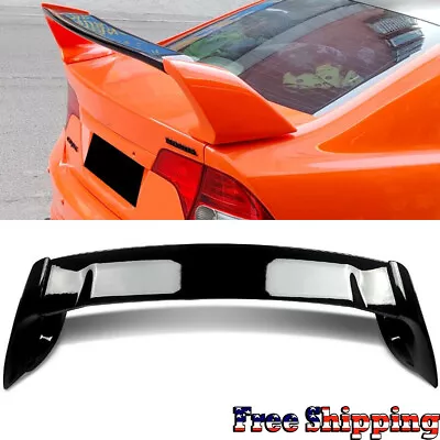 Gloss Black Mugen Style FD2 Trunk Wing Spoiler For Honda Civic 4DR Sedan 2006-11 • $79.89