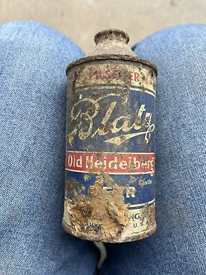 Vintage Blatz Pilsener Beer Empty Cone Top Beer Can • $5