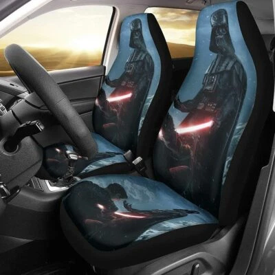 $54.14 • Buy Darth Vader Front Car Seat Covers 2PCS Universal Fit Truck Auto Seat Protector