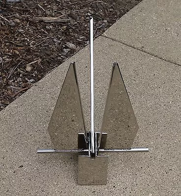 $79.99 • Buy 4 Lb 1.5 Kg Fluke Style 316 Stainless Steel Mirror Polish Boat Anchor