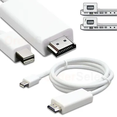 1M Mini Display Port DP Thunderbolt To HDMI Adapter Cable For MacBook Pro Mac • $5.79