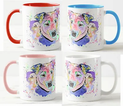 Jack Russell Terrier Dog Pet Animals Watercolour Art Coloured Mug Cup • £10.99