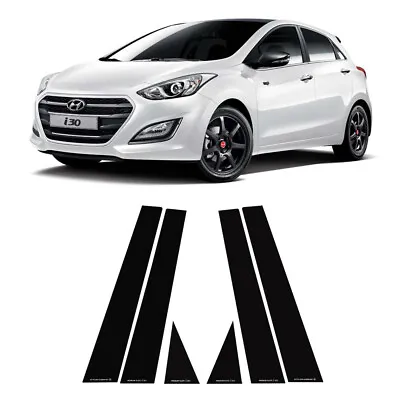 B Pillar Plate Mirror Glossy Molding (Fits: 2012 2017 Elantra GT New I30) • $55.97