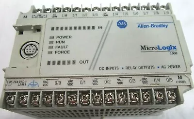 Allen Bradley PLC MicroLogix 1000 1761-L16BWA For Parts/ Repair • $113