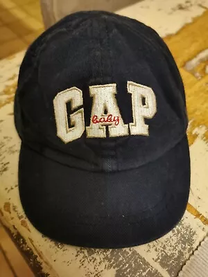 £6.90 • Buy Baby Gap 3-6 Months Baseball Hat Navy With White Logo