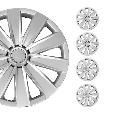 15  Set Of 4x Wheel Covers For Mercedes Benz Silver Hub Caps Fit R15 Steel Rim • $64.90