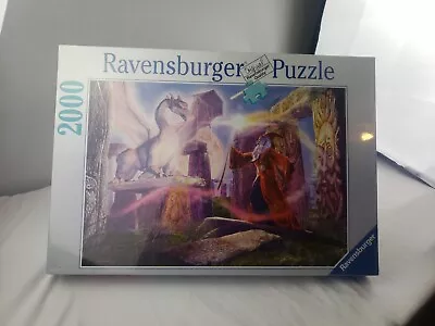 Ravensburger 2000 Piece Jigsaw Puzzle Stonehenge Penfound Wizard Dragon 2003 New • $49.99