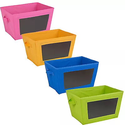 Foldable Collapsible Fabric Canvas Storage Shelf Organiser Bedroom Drawer Box • £7.19