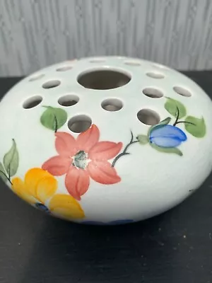 Retro E Radford  Hand Painted Floral Posy Vase 1019 • £5