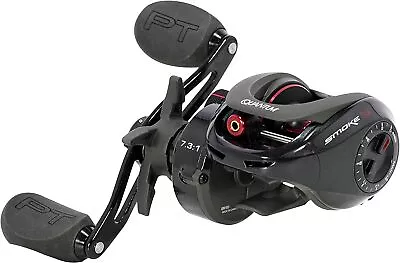 Smoke Baitcast Fishing Reel Size 100 ReelLarge EVA Handle Knobs And Continuous • $187.80