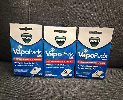 3pck Vicks VapoPads Refill Pads 1 Each 6 Pads  By Vicks • $19.99