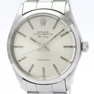 Vintage ROLEX Air King 5500 Stainless Steel Automatic Mens Watch BF569981 • £2363