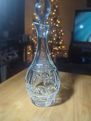 Mikasa Crystal Decanter With Smooth Stopper • $45