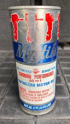 Mystik Outboard Mobile Oil 16 Oz Can Cato Oil & Grease Co Oklahoma City OK • $10.99