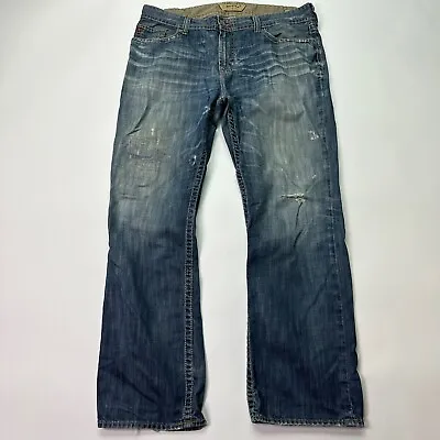 Big Star Union Regular Straight Cut Blue Denim Jeans Mens Size 40R* • $16.47