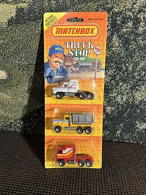 1990 Matchbox Truck Stop Gift Set Die-cast Metal Car • $12