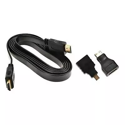 1080P HDMI Cable & HDMI To Mini & Micro Adaptor Set For Android Tablet PC TV H • $5.28