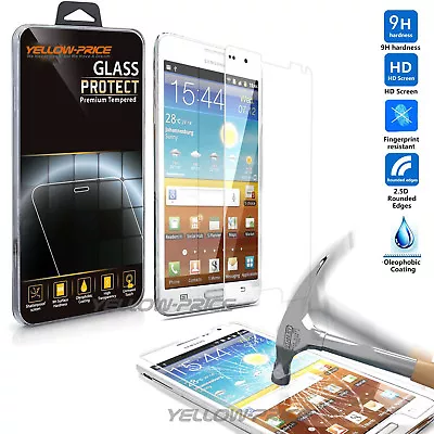 $15.19 • Buy [2-Pack] For Samsung Galaxy Note 5/4 S6 9H REAL Tempered Glass Screen Protector