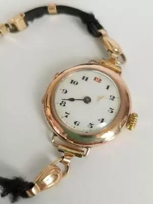 Vintage ROLEX WATCH- 9ct Solid Gold. C1915. Fixer Repair Spares. Ladies Size • $655