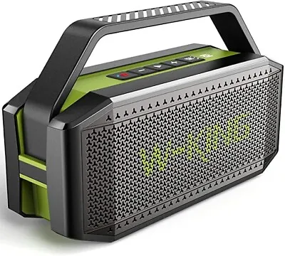 Bluetooth Speaker Loud W-KING 60W Powerful Punchy Bass Portable Waterproof 40H. • £94.85