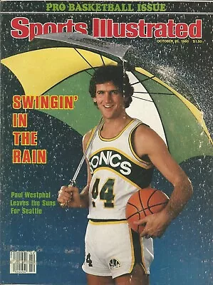 Seattle Sonics Paul Westphal 1980 Sports Illustrated Nba Preview Niatross Lakers • $9.99