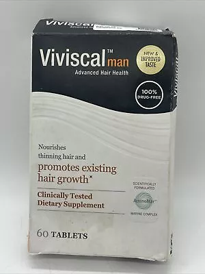 Viviscal Man 60 Tablets One Month Supply Men Hair Growth Exp 03/25 • $34.99