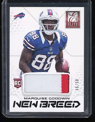 2013 Panini Elite New Breed Prime Patch RC Marquise Goodwin #36 #/99 3 COLOR • $4.99