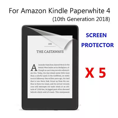 Protective Film Guard Screen Protector Matte For Kindle Paperwhite 4 2018 • $20.69