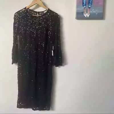 Marina Lace Sequin Dress Size 8 • $50