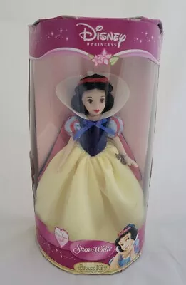 Disney Princess Snow White Classic Collection Brass Key Porcelain 7 In Doll NEW • $25