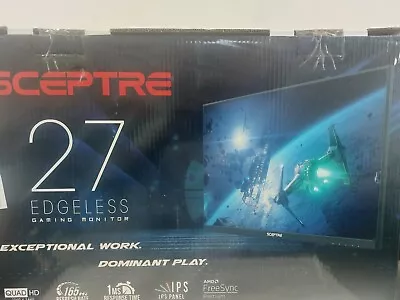 $99 • Buy Sceptre IPS 27  QHD 2560 X 1440p LED Monitor DisplayPort HDMI (E275B-QPT168)