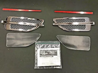  E&G Classics Universal Chrome Fender Vent Set #1999-01XW-00 Beveled Edge  • $195