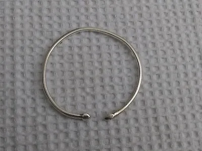 Vintage Native American Bangle Bracelet Sterling Silver • $54.99