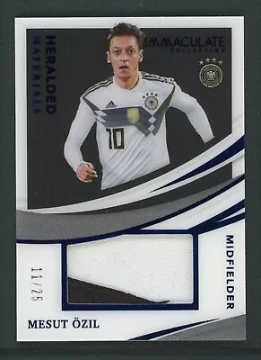 2021 Mesut Ozil 11/25 Patch Panini Immaculate Collection Heralded Materials • $34.99