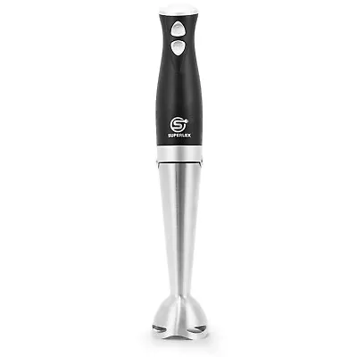 2 Speed Hand Blender Electric Stick Whisk Curry Puree Mixer Food Processor Fruit • £18.05