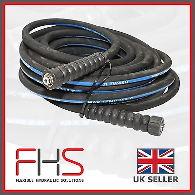 £24.99 • Buy Jetwash/ Pressure Washer Hose Karcher Ends 3/8  2WIRE -Various Lengths Available