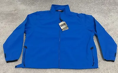5.11 Tactical Jacket Mens 4XL Blue Valiant Soft Shell Water Resistant Outdoor • $77