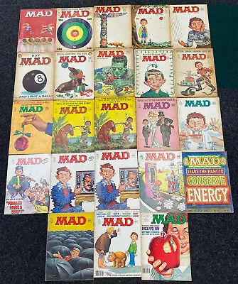 Mad Magazine Lot 23 BOOKS! Frankenstein Cover #70 To #175  Paperback 1962-1975 • $129.95