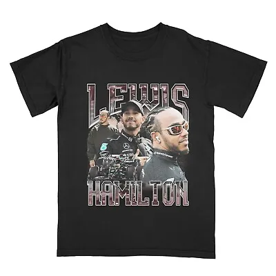 CUSTOM T SHIRT Lewis Hamilton Vintage Shirt Bootleg Shirt Formula 1 Racing • £25