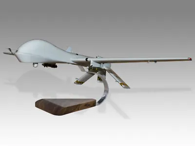 Predator UAV MQ-1 Solid Kiln Dried Mahogany Wood Replica Airplane Desktop Model  • $198.51
