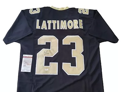 New Orleans Saints Marcus Lattimore Signed Pro Style Jersey.  Jsa • $89